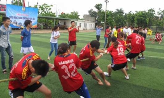 Hội thao chào mừng “Tháng Công nhân” năm 2015
