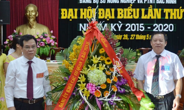 Đại hội Đại biểu Đảng bộ Sở Nông nghiệp & PTNT lần thứ VI, nhiệm kỳ 2015-2020