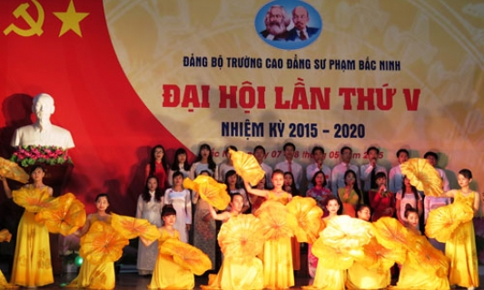 Đại hội Đảng bộ Trường Cao đẳng Sư phạm Bắc Ninh lần thứ V, nhiệm kỳ 2015-2020