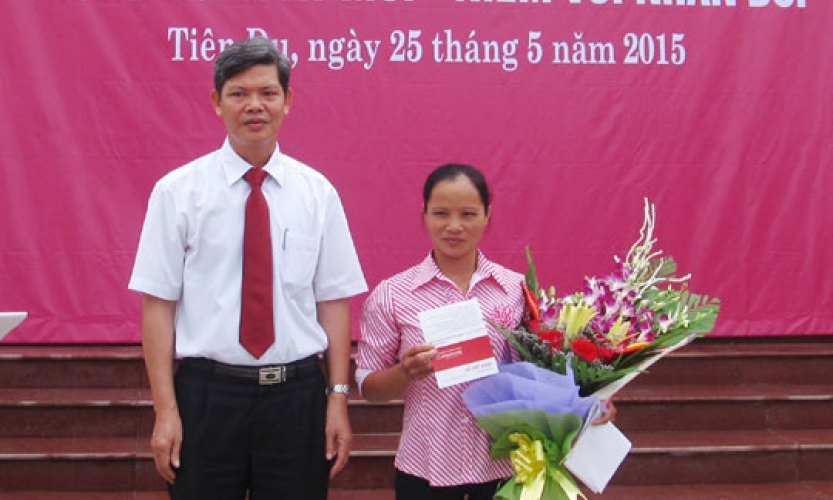 Agribank Chi nhánh tỉnh Bắc Ninh: Trao thưởng chương trình huy động tiết kiệm dự thưởng “Mừng xuân Ất Mùi – Niềm vui nhân đôi”