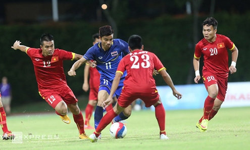 U23 Việt Nam mất ngôi đầu vào tay U23 Thái Lan