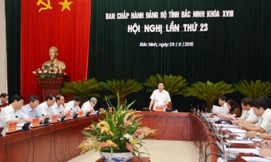 Hội nghị lần thứ 23, Ban chấp hành Đảng bộ tỉnh khóa XVIII