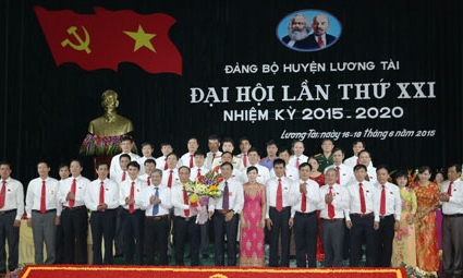 Đại hội Đại biểu Đảng bộ huyện Lương Tài lần thứ XXI, nhiệm kỳ 2015-2020 thành công tốt đẹp