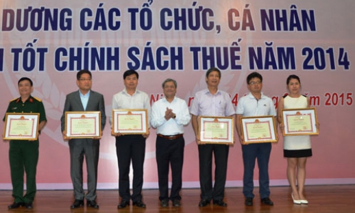 Cục Thuế: Tuyên dương các tổ chức, cá nhân thực hiện tốt chính sách thuế năm 2014