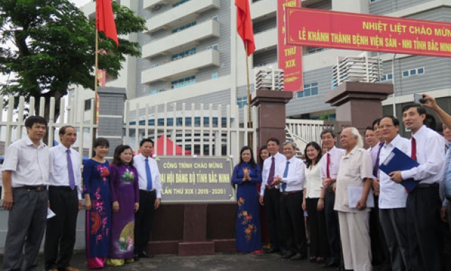 Khánh thành Bệnh viện Sản - Nhi Bắc Ninh – Công trình chào mừng Đại hội Đảng bộ tỉnh lần thứ XIX