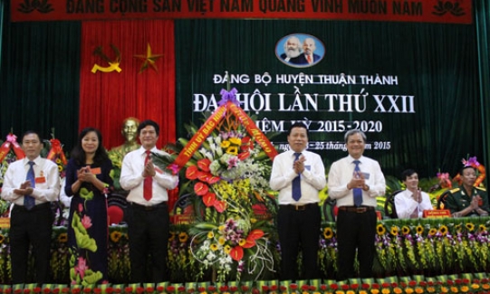 Khai mạc Đại hội đại biểu Đảng bộ huyện Thuận Thành nhiệm kỳ 2015- 2020 