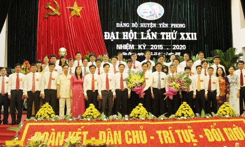 Đại hội Đảng bộ huyện Yên Phong thành công tốt đẹp
