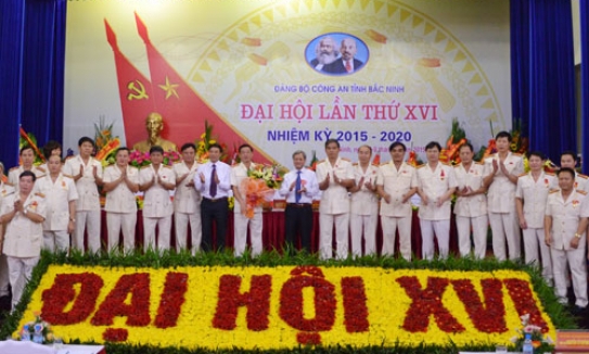 Đại hội Đảng bộ Công an tỉnh lần thứ XVI, nhiệm kỳ 2015-2020  thành công tốt đẹp