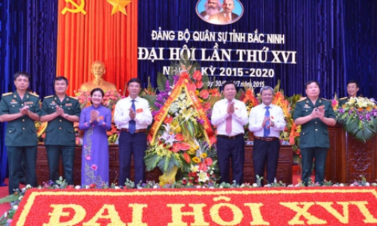 Đại hội Đảng bộ Quân sự tỉnh lần thứ XVI thành công tốt đẹp