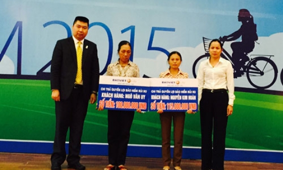 Công ty Bảo Việt Nhân thọ Bắc Ninh chi trả hơn 200 triệu đồng cho khách hàng