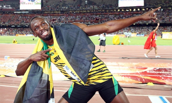 Bolt lại vô địch 100m ở giải điền kinh thế giới