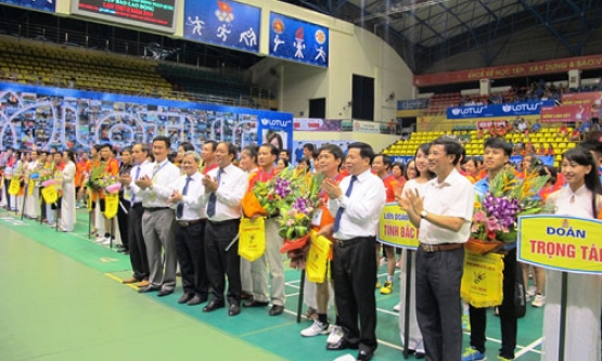 Khai mạc giải Cầu lông CNVCLĐ toàn quốc- Cúp Báo Lao động lần thứ II, năm 2015