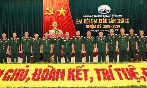 Đại hội Đảng bộ Trường Sĩ quan Chính trị thành công tốt đẹp