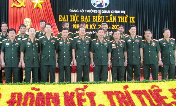 Khai mạc Đại hội Đảng bộ Trường Sĩ quan Chính trị