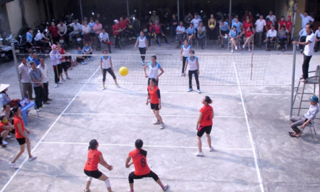 Giải bóng chuyền hơi nữ huyện Yên Phong