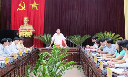 Thường trực Tỉnh ủy: Giao ban khối Đảng, đoàn thể quý III