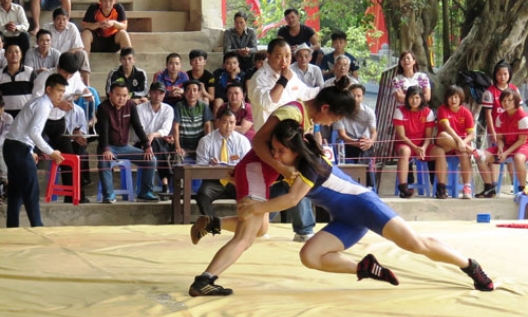 Gia Bình quan tâm phát triển bộ môn vật