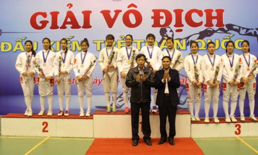 Đoàn Bắc Ninh giành 6 huy chương tại Giải Vô địch Đấu kiếm trẻ toàn quốc lần thứ VI