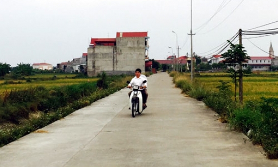 Tân Lãng hoàn thành các chỉ tiêu xây dựng nông thôn mới