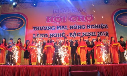 Khai mạc hội chợ thương mại, nông nghiệp, làng nghề Bắc Ninh năm 2015