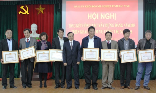Đảng bộ Khối Doanh nghiệp tỉnh triển khai nhiệm vụ năm 2016