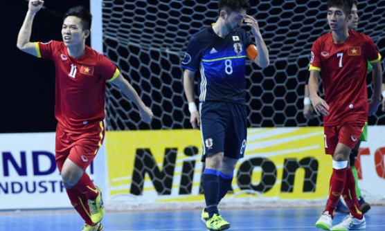 Việt Nam quật ngã Nhật Bản, đoạt vé dự FIFA Futsal World Cup 2016