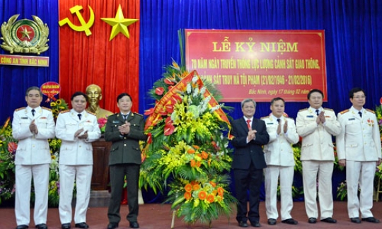 Kỷ niệm 70 năm ngày truyền thống lực lượng Cảnh sát giao thông và Cảnh sát truy nã tội phạm 