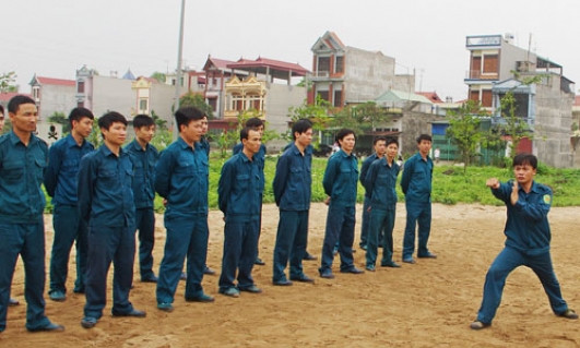 Hoàn thành tập huấn cán bộ dân quân, tự vệ năm 2016