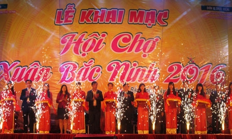 Khai mạc Hội chợ Xuân Bắc Ninh 2016
