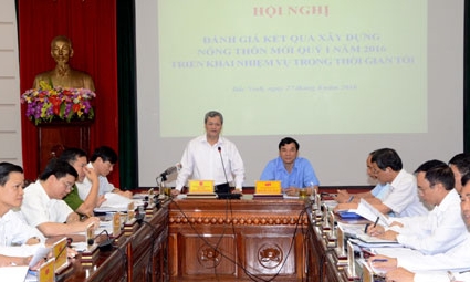 Toàn tỉnh phấn đấu 55 xã trở lên và 3 đơn vị cấp huyện đạt chuẩn Nông thôn mới trong năm 2016