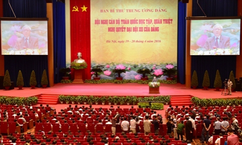 Khai mạc Hội nghị toàn quốc quán triệt Nghị quyết Đại hội XII của Đảng