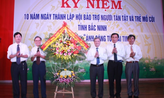 Kỷ niệm 10 năm ngày thành lập Hội Bảo trợ Người tàn tật và trẻ mồ côi tỉnh