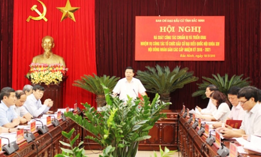 Rà soát công tác chuẩn bị và triển khai nhiệm vụ tổ chức bầu cử Đại biểu Quốc hội khóa XIV và đại biểu HĐND các cấp
