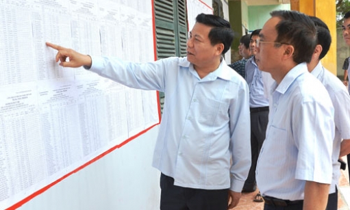 Bí thư Tỉnh ủy Nguyễn Nhân Chiến kiểm tra công tác chuẩn bị bầu cử tại huyện Lương Tài và huyện Thuận Thành