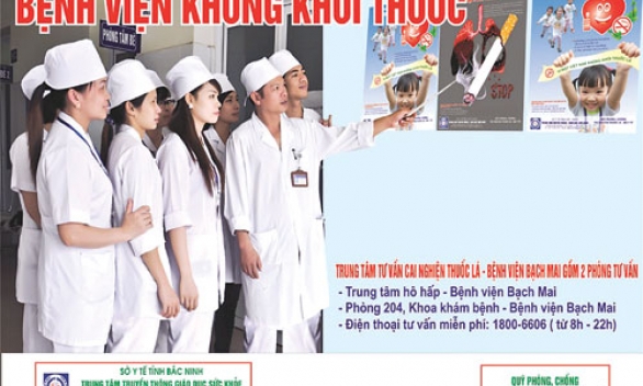 Triển khai xây dựng cơ sở y tế không khói thuốc