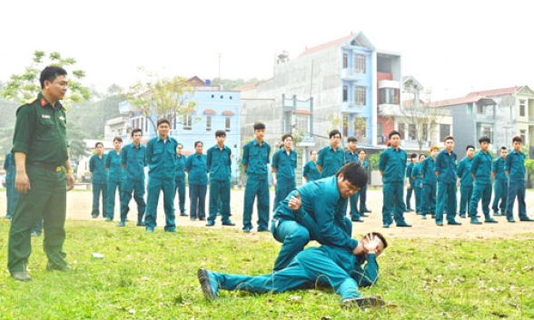 Huấn luyện dân quân, tự vệ “Cơ bản, thiết thực, chất lượng”