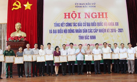Tổng kết công tác bầu cử đại biểu Quốc hội khoá XIV và đại biểu HĐND các cấp nhiệm kỳ 2016-2021
