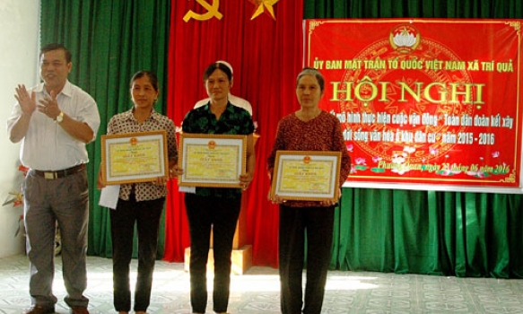 Tổng kết mô hình điểm Cuộc vận động “Toàn dân đoàn kết xây dựng đời sống văn hóa ở khu dân cư” 