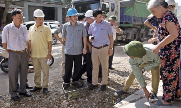 Phấn đấu bàn giao mặt bằng dự án cải tạo QL38 trong tháng 6-2016