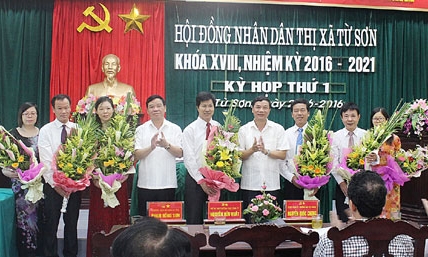 Thị xã Từ Sơn: Bầu các chức danh lãnh đạo HĐND, UBND thị xã