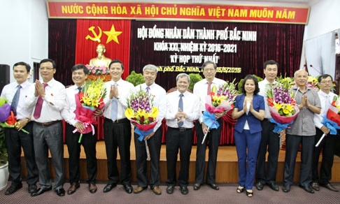 HĐND thành phố Bắc Ninh khóa XXI tổ chức Kỳ họp thứ nhất bầu các chức danh chủ chốt