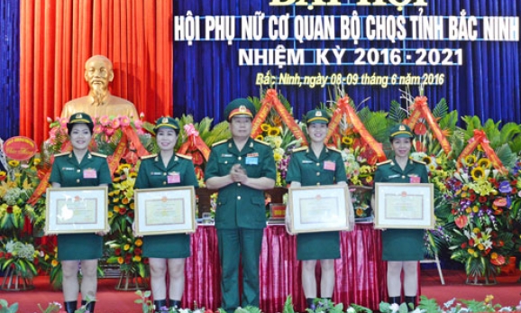 Đại hội Hội Phụ nữ khối cơ quan Bộ CHQS tỉnh