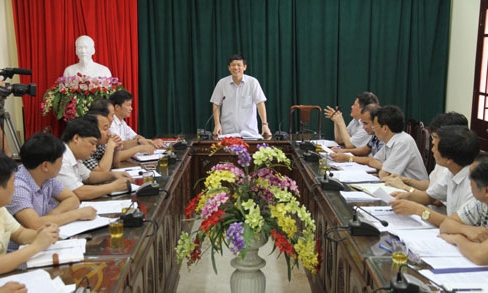Lãnh đạo UBND tỉnh làm việc tại thị xã Từ Sơn