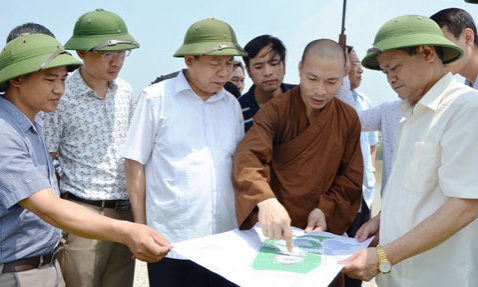 Lãnh đạo tỉnh kiểm tra tiến độ Dự án đầu tư xây dựng Phân khu di tích lịch sử, văn hóa chiến tuyến Như Nguyệt