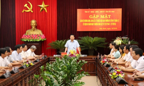 Gặp mặt cán bộ là thương binh, con liệt sỹ thuộc diện Ban Thường vụ Tỉnh ủy quản lý