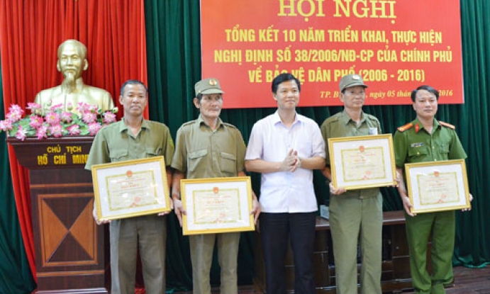 Tổng kết 10 năm thực hiện Nghị định 38 về Bảo vệ dân phố