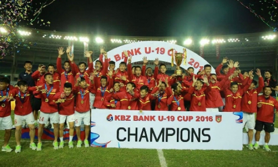 U19 Việt Nam vô địch giải Tứ hùng ở Myanmar