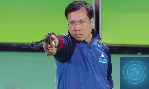 Hoàng Xuân Vinh giành Huy chương Bạc 50m súng ngắn Olympic 2016