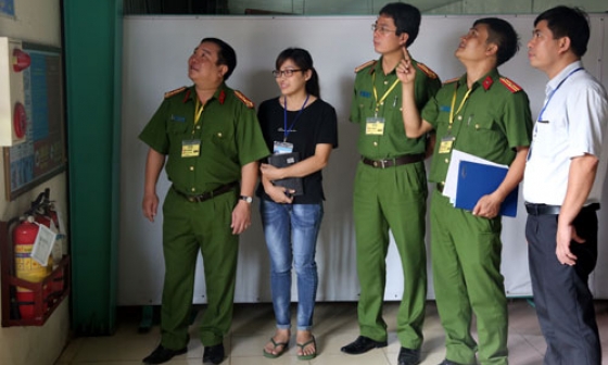 Kiểm tra công tác phòng cháy, chữa cháy tại Công ty Cổ Phần Đáp Cầu- Yên Phong