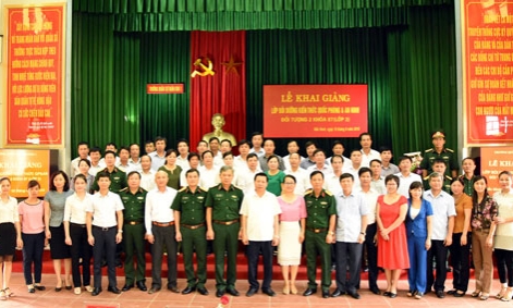 Khai giảng lớp bồi dưỡng kiến thức quốc phòng và an ninh đối tượng 2